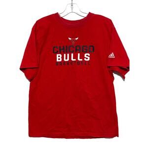 Chicago Bulls Basketball Adidas Red Shirt Kids Boys XL 18-20 Sporty Athleisure